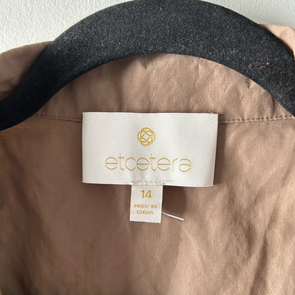 Etcetera Brown Lightweight Jacket - image 3